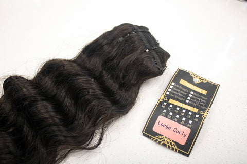 Loose Curly Clip Ins